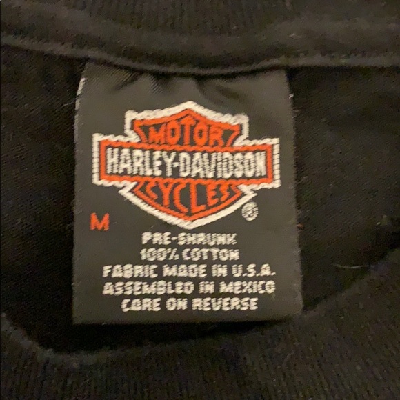 Vintage Texas Harley Davidson Wolf T-shirt - Picture 6 of 6